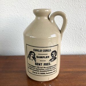 curls! curls. vintage jug made in england